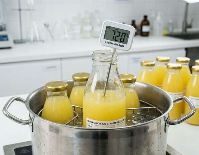 Pasteurisation maison : Thermomètres de précision et matériel de stérilisation