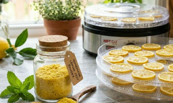 Poudre de zeste de citron maison : La technique de déshydratation
