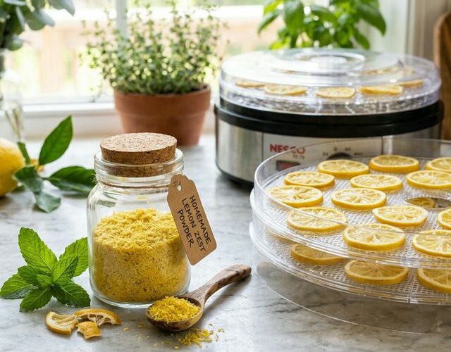 Poudre de zeste de citron maison : La technique de déshydratation
