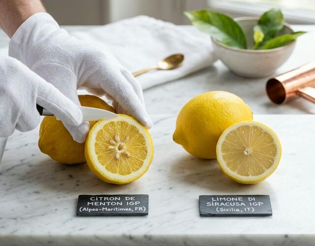 Citron de Menton IGP vs Syracuse : Lequel choisir en pâtisserie ?