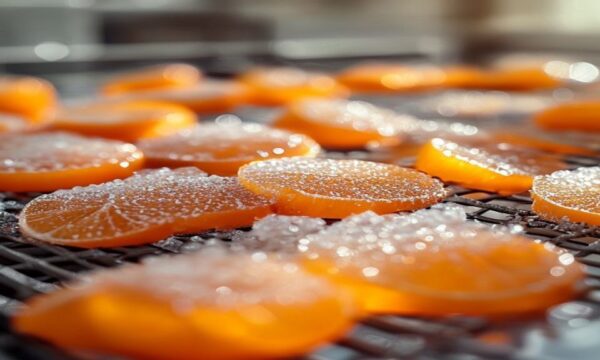 Écorces d’orange confites : la recette et la conservation